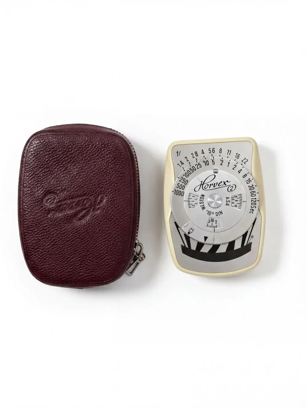 Vintage Metrawatt Horvex 2 Exposure Meter | Germany, Leather Case, 1950s